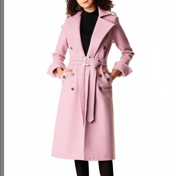 eshakti Jackets & Blazers - Blush Pink Trench Coat NWOT Perfect For Fall!!